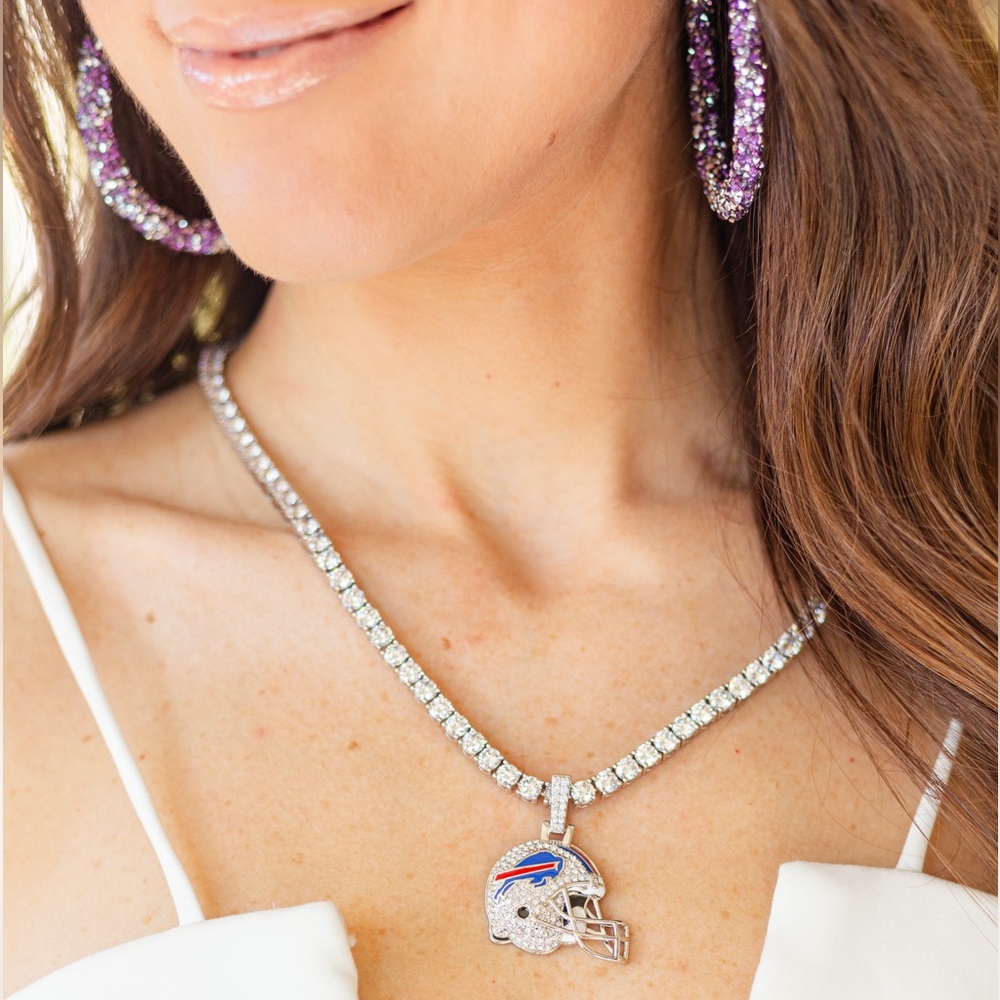 NY Giants CZ pendant (chain not included)